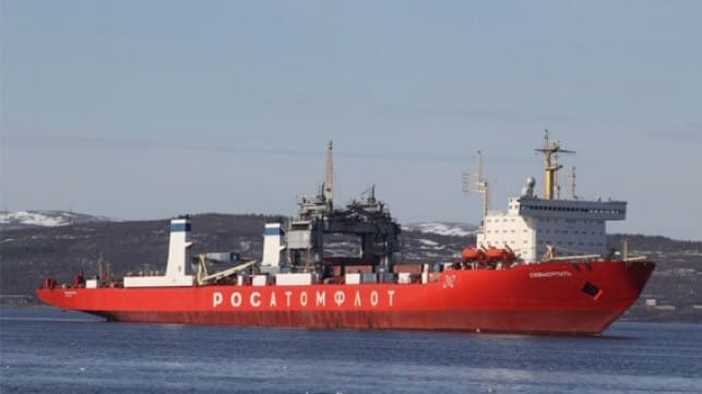 nuclear-powered containership