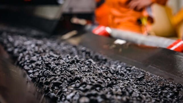 Small polymetallic nodules after extraction from the seabed (TMC)