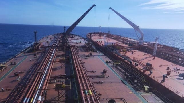 oil returned to Iranian tanker
