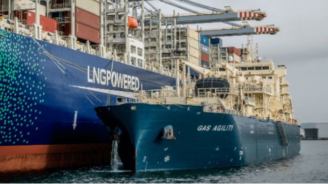methane abatement technology to capture emissions from LNG-fueled ships