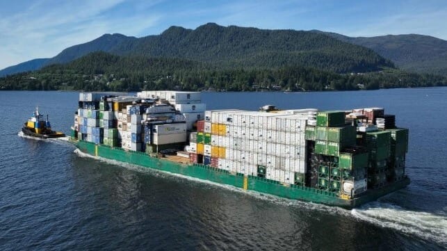 Alaska cargo barge