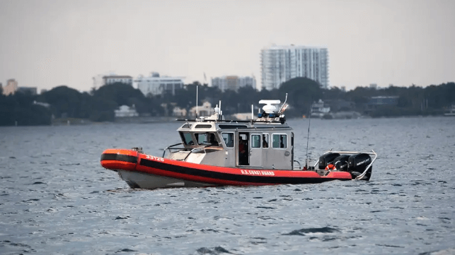 A U.S. Coast Guard patrol boat in Miami (USCG file image)