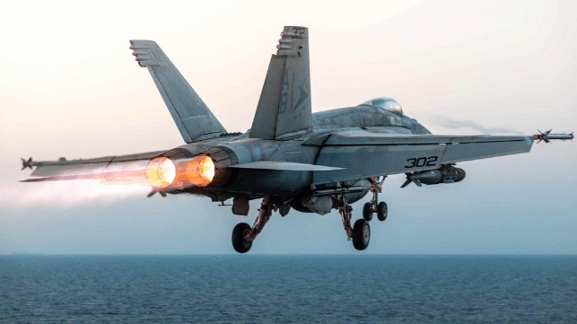 FA-18 takeoff
