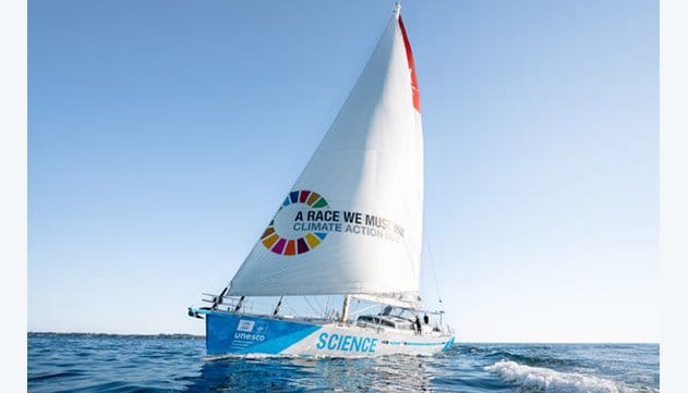 sailboat bound for Antarctica 