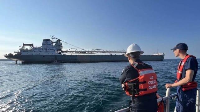 Great Lakes freighter