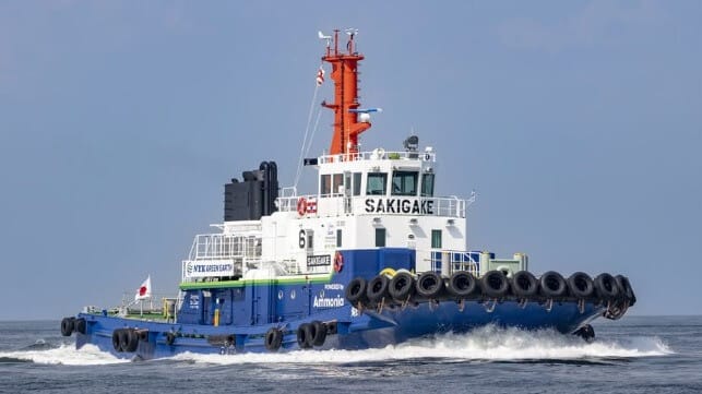 ammonia-fueled tugboat