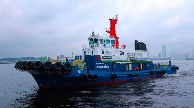 ammonia-fueled tugboat