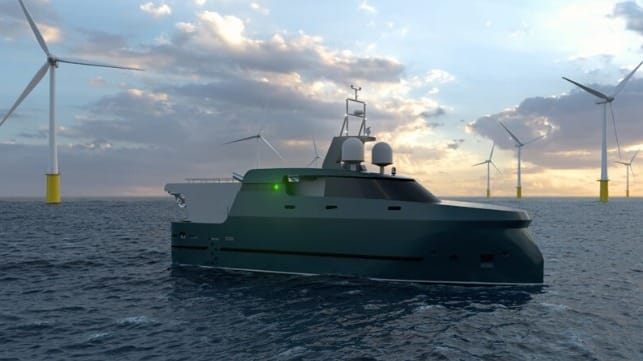 remotely-operated USV for subsea work