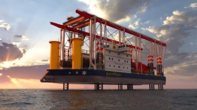 Bleutec wind installation concept