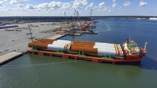 port terminals for offshore wind