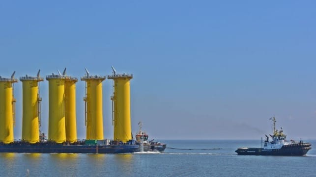 German offshore wind farms