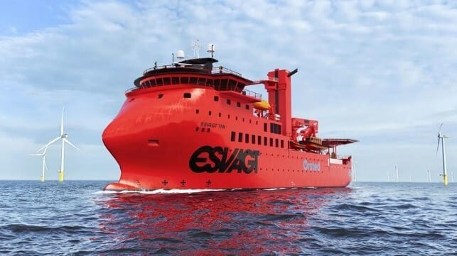 first e-methanol feuled SOV off offshore wind farm service