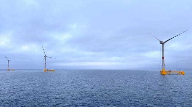 floating deep water wind turbines France