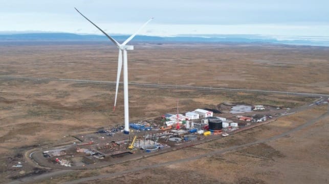 The Haru Oni demonstration plant in the Magallanes region (HIF Global file image)