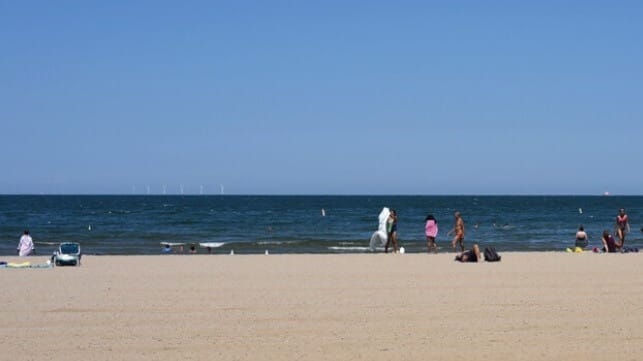 first North American freshwater wind farm
