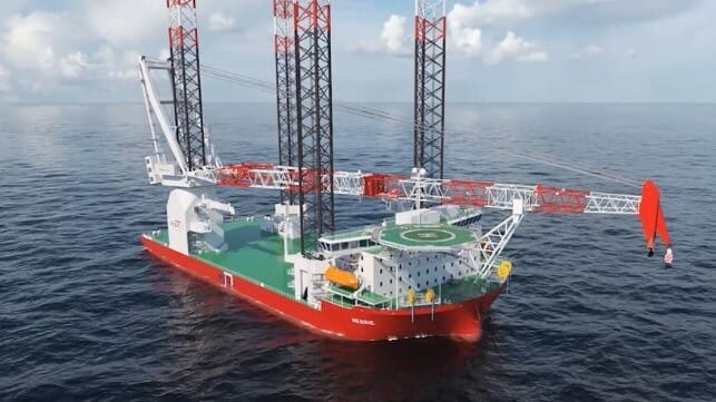 Eneti wind turbine installation vessel