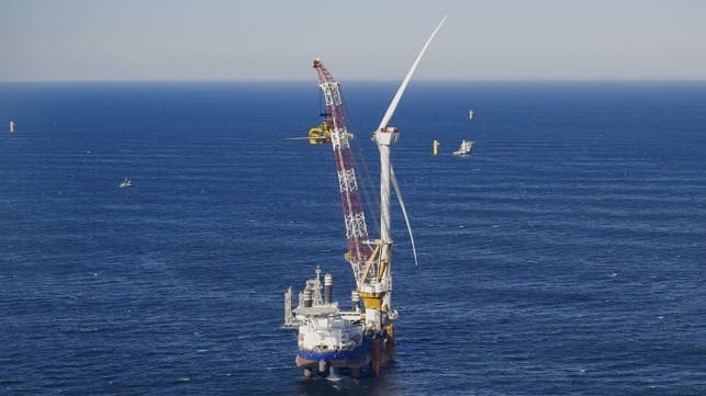 offshore wind energy installation