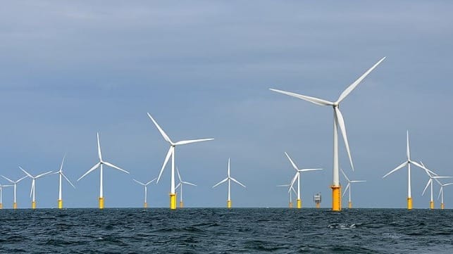 north sea wind turbines