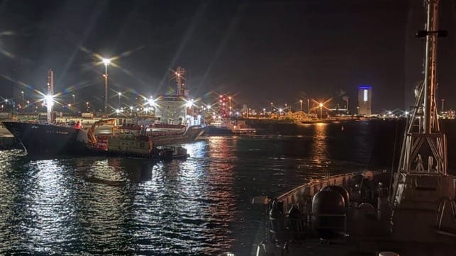 refloated bulker