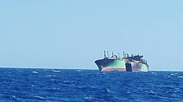 wreck of gs carrier Arctic Metagaz