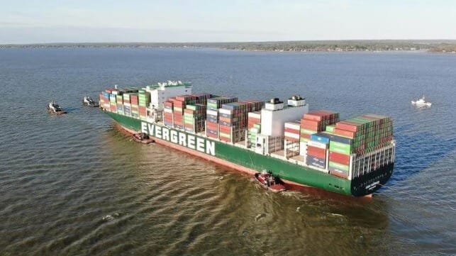 Ever Forward in good condition to resume voyage