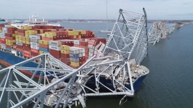 Dali bridge strike