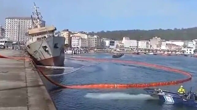 Burned Trawler