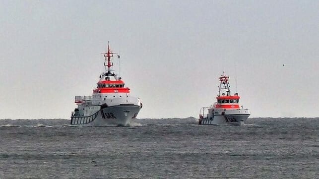 German search vessels