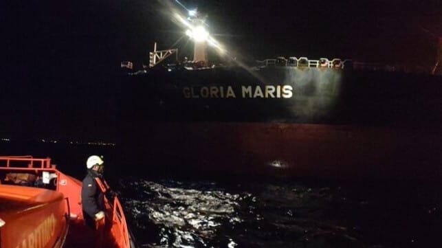 tanker damaged in collision