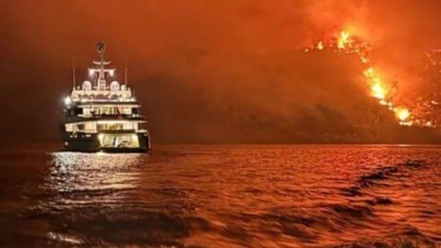 Hydra fire greek firefighters union