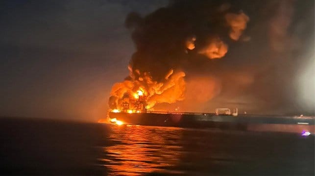 tanker explosion