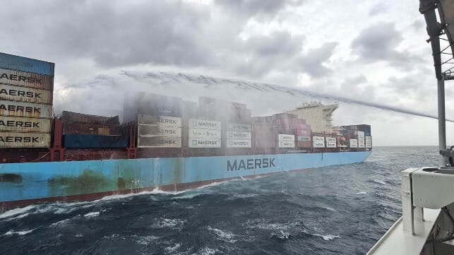 containership fire
