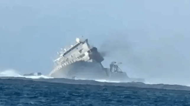 New Zealand survey ship sinking