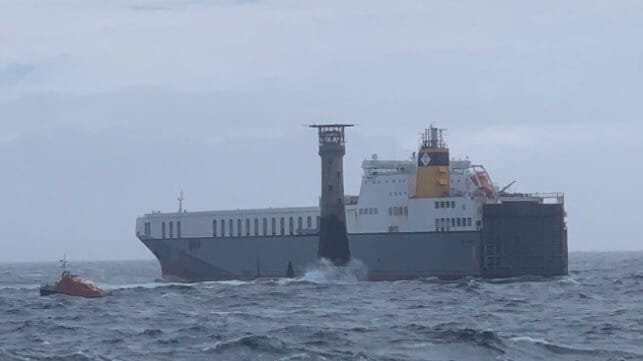 Ro-Ro grounding