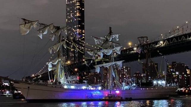 NYFD photo of sail training ship