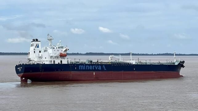 tanker stuck on Amazon