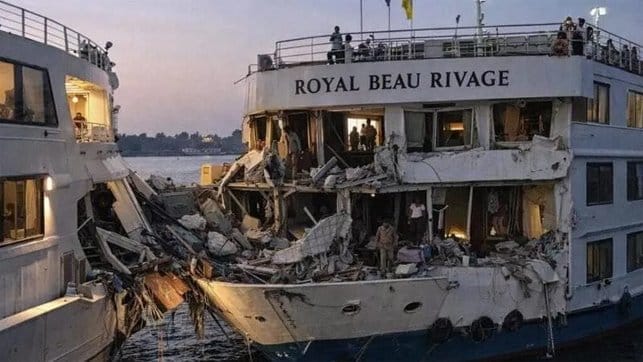 Egypt Nile river collision