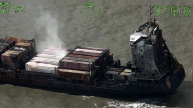 brunt containership Solong