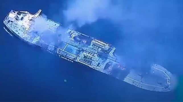 tanker fire