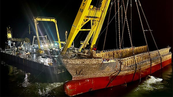 wreck salvaged