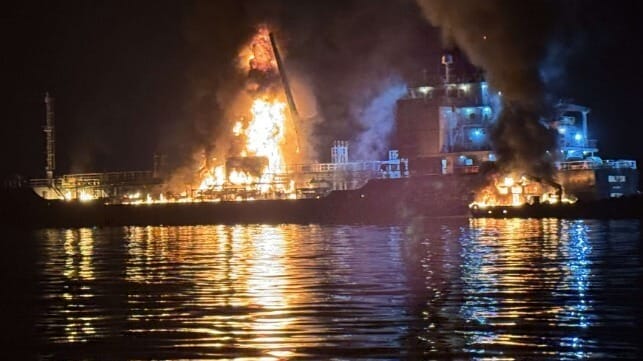 ship fire