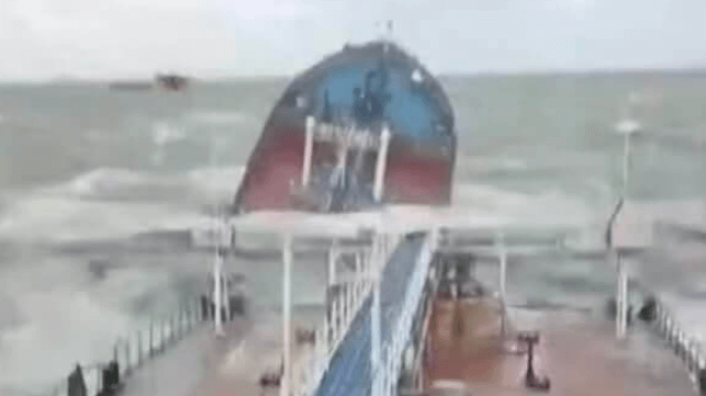 Russian tanker sinking