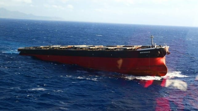 Wasaship bow towed to sea as investigation continues