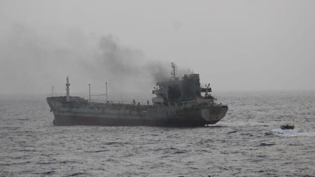 tanker fire