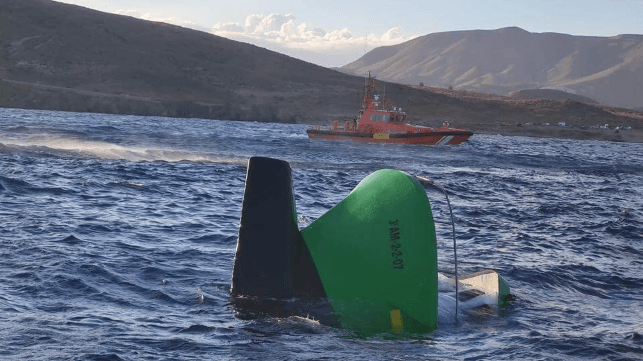 sunken fishing vessel