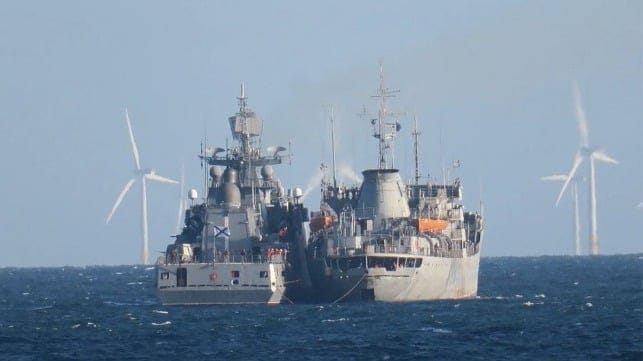 Russian vessels in the English Channel