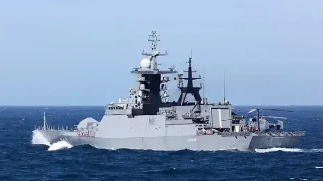 The corvette Boiky may be the Russian Navy's sole warship in the Mediterranean at present (Royal Navy file image)