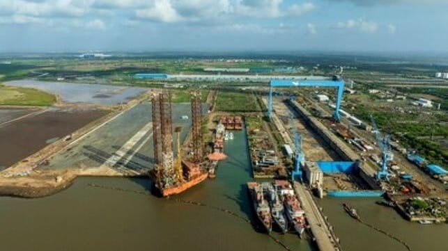 Indian shipyard