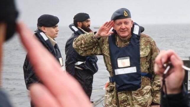 Sir Richard Knighton, the Chief of the UK Defence Staff