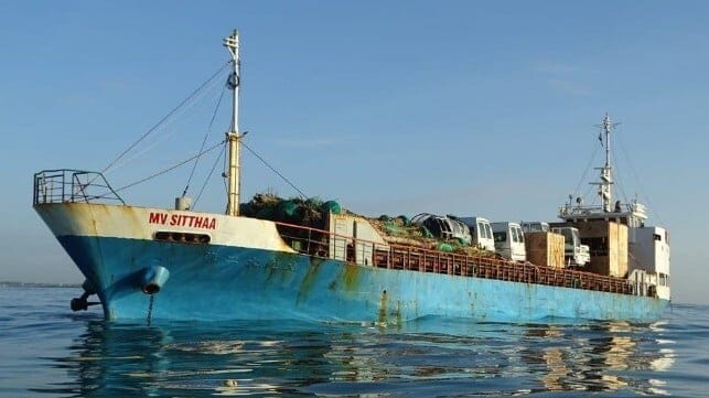 cargo ship flooding